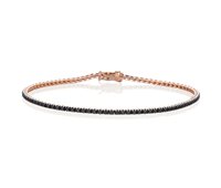 Armband Lelune Herr in Rosègold Diamante Black LDBR20152.2